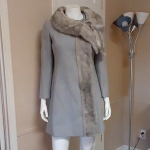 Vintage Vogue Carlisle Couture Grey Mink Coat